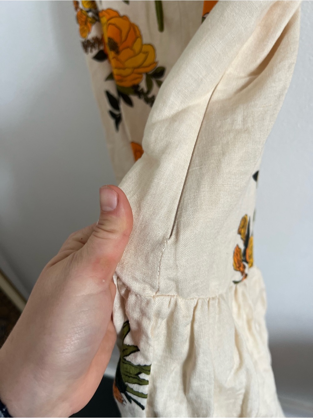 Farm Rio x Anthropologie Sleeveless V-Neck A-Line Maxi Dress Size L - Picture 3 of 8